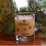 Bougie parfumée Amour de sapin