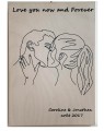 Couple sur Bois