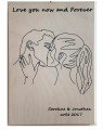 Couple sur Bois