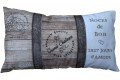 Coussin Noces de Bois à personnaliser