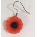 Boucles d'oreilles coquelicots