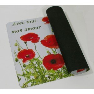 Sets de table - coquelicot