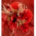 Bouquet de coquelicots en coeur
