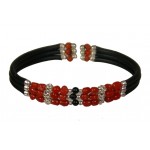 Bracelet 3 rangs en corail