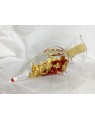 Amphore corail et or