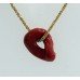 Corail fermé en pendentif