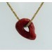 Corail fermé en pendentif