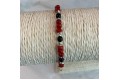 Bracelet perles corail et onyx
