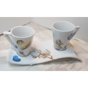 Café en duo, decor coton