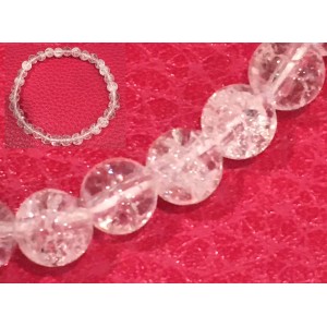 Bracelet de perles en cristal de roche