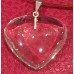 Pendentif Coeur cristal de roche