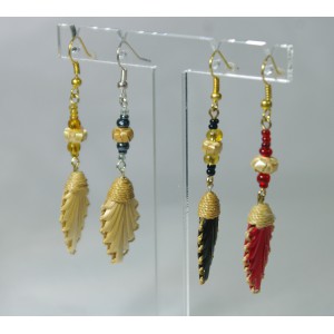 Boucles d'oreilles Feuilles de blé