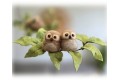 Duo de chouettes  (laine)