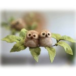 Duo de chouettes  (laine)