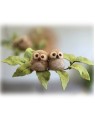 Duo de chouettes  (laine)