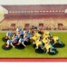 Figurine en plomb - coffret 19 pièces de rugby