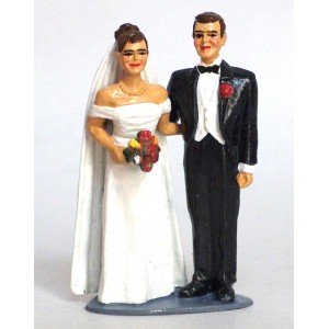 Figurines en plomb - les Mariés Personnalisables